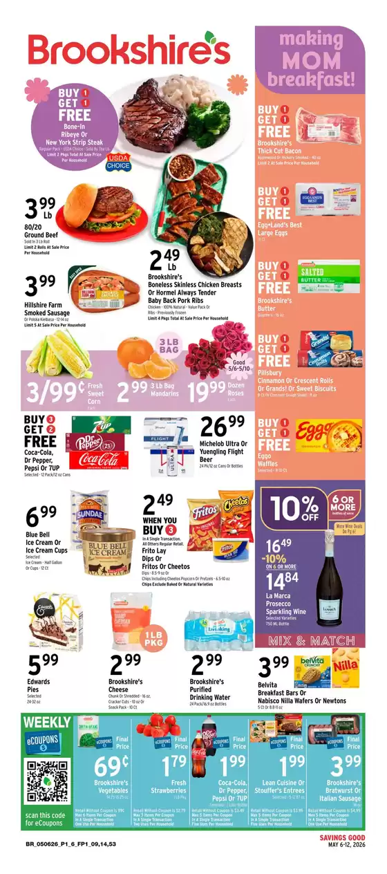 Brookshire's catalogue | Top offers for smart savers | 2026-05-06T00:00:00.000Z - 2026-05-12T00:00:00.000Z