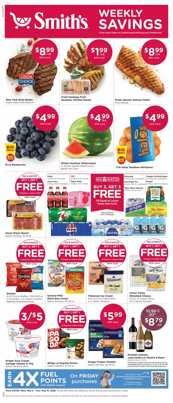 Smith's catalogue in Las Vegas NV | Current special promotions | 2026-05-06T00:00:00.000Z - 2026-05-12T00:00:00.000Z