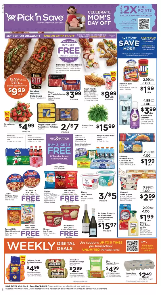 Pick'n Save catalogue in Oak Park IL | Weekly Ad | 2026-05-06T00:00:00.000Z - 2026-05-12T00:00:00.000Z