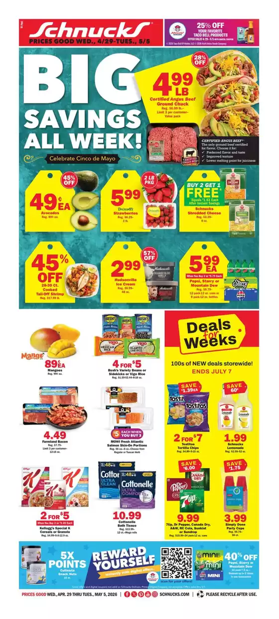 Schnucks catalogue | Discover attractive offers | 2026-04-29T00:00:00.000Z - 2026-05-05T00:00:00.000Z