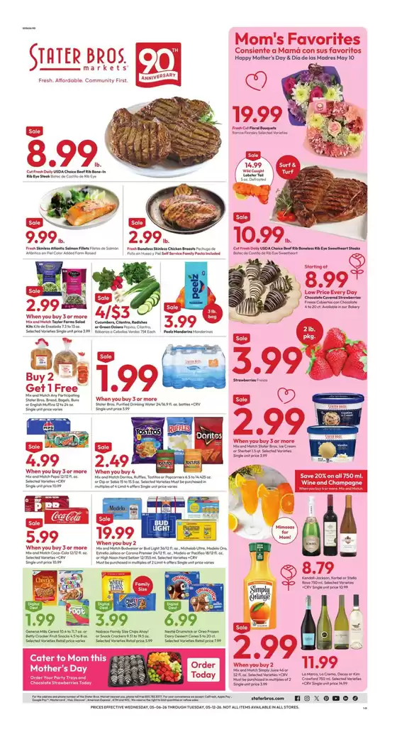 Stater Bros catalogue | Great offer for bargain hunters | 2026-05-06T00:00:00.000Z - 2026-05-12T00:00:00.000Z