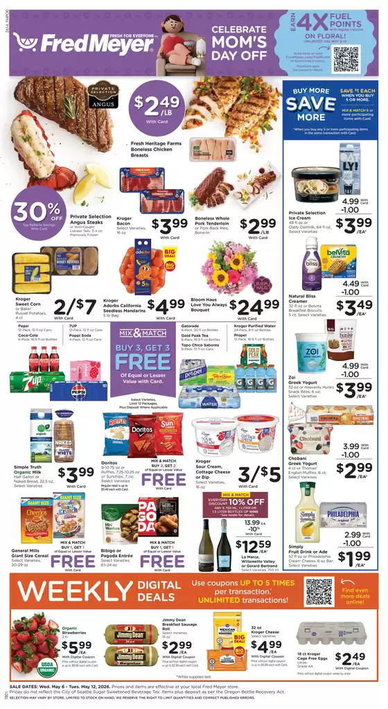 Fred Meyer catalogue in Olympia WA | Weekly Circular | 2026-05-06T00:00:00.000Z - 2026-05-12T00:00:00.000Z