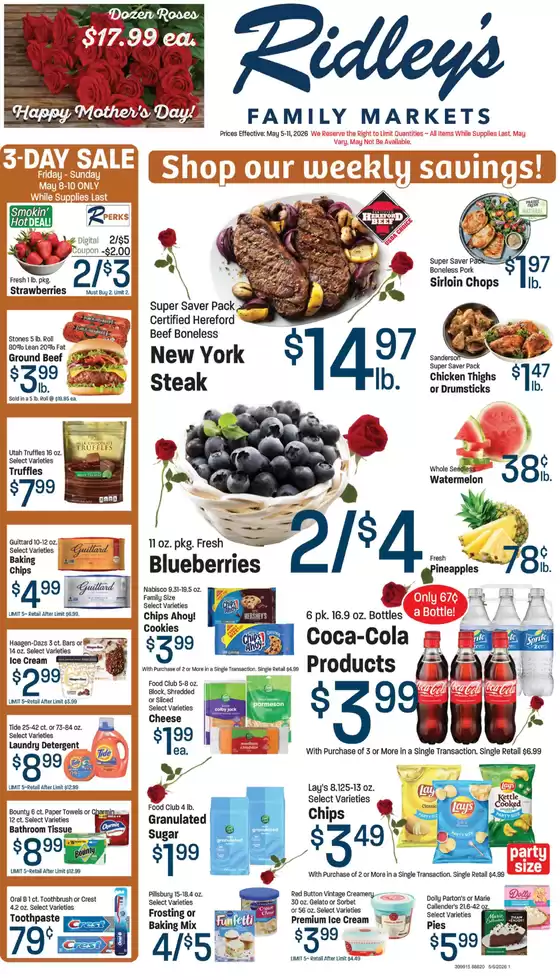 Ridley's Family Markets catalogue | Special offers for you | 2026-05-05T00:00:00.000Z - 2026-05-11T00:00:00.000Z
