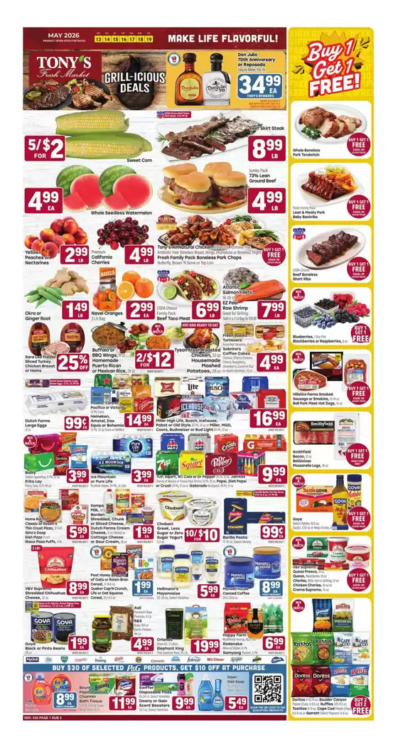 Tony's Fresh Market catalogue in Barrington IL | Weekly Ad | 2026-05-13T00:00:00.000Z - 2026-05-19T00:00:00.000Z