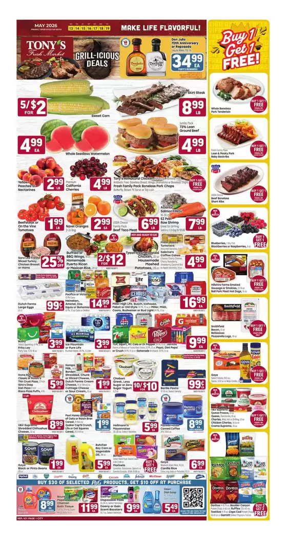 Tony's Fresh Market catalogue in Chicago IL | Weekly Ad | 2026-05-13T00:00:00.000Z - 2026-05-19T00:00:00.000Z