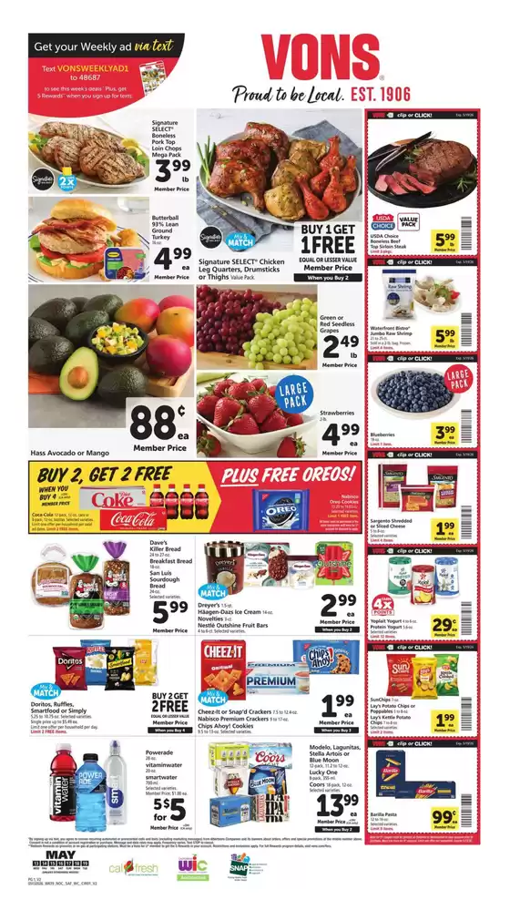 Vons catalogue | Weekly Ad - Norcal | 2026-05-13T00:00:00.000Z - 2026-05-19T00:00:00.000Z