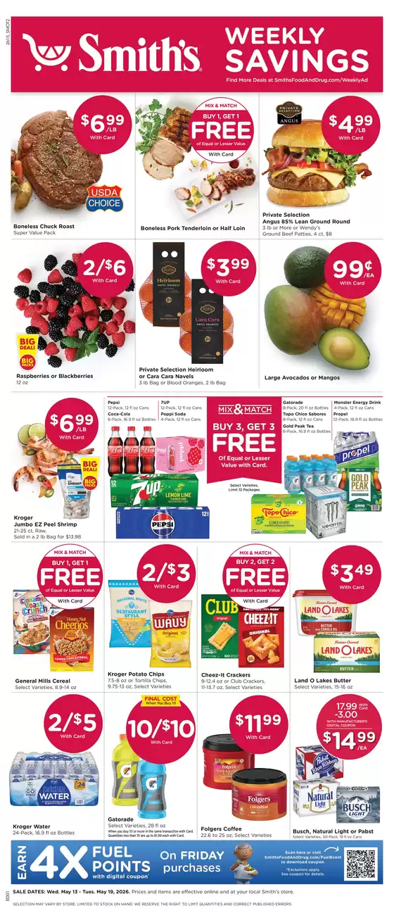 Smith's catalogue in Las Vegas NV | Top offers for all bargain hunters | 2026-05-13T00:00:00.000Z - 2026-05-19T00:00:00.000Z