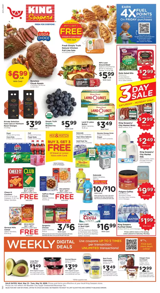 King Soopers catalogue | Weekly Ad | 2026-05-13T00:00:00.000Z - 2026-05-19T00:00:00.000Z
