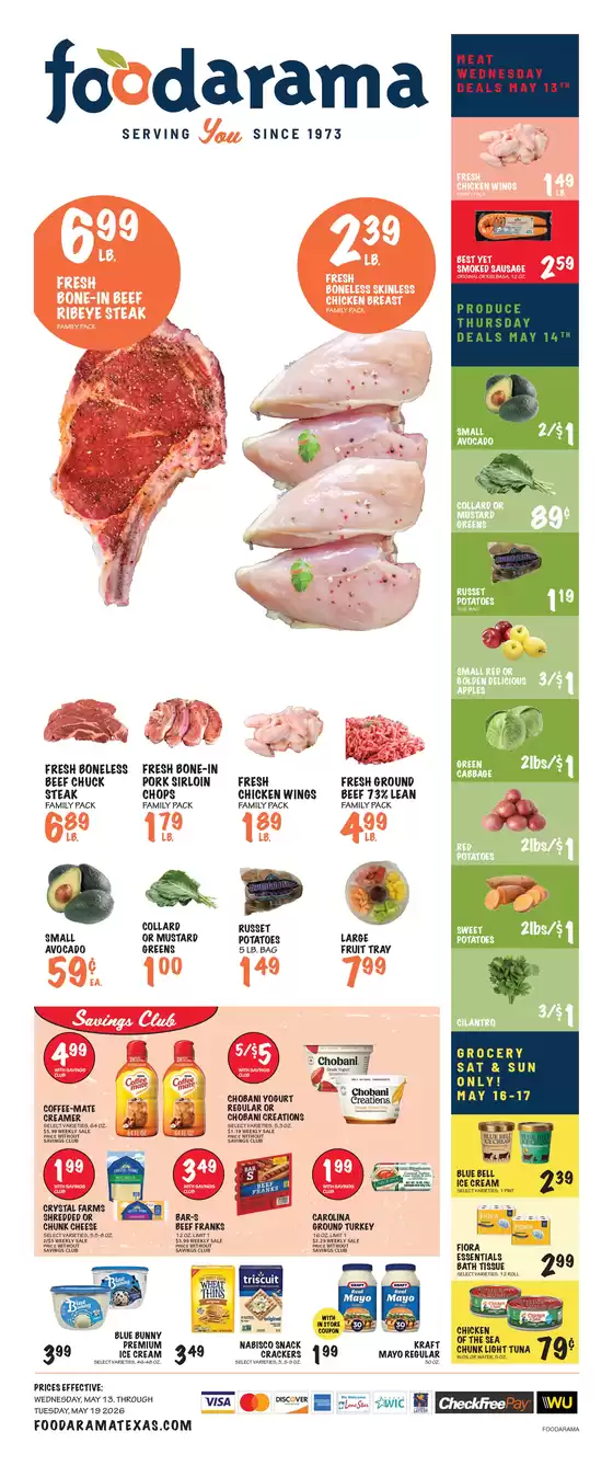 Foodarama catalogue | Foodarama weekly ad | 2026-05-13T00:00:00.000Z - 2026-05-19T00:00:00.000Z