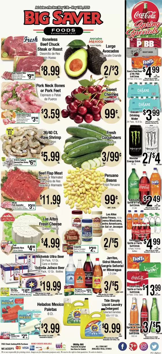 Big Saver Foods catalogue | Big Saver Foods Weekly Special | 2026-05-13T00:00:00.000Z - 2026-05-19T00:00:00.000Z