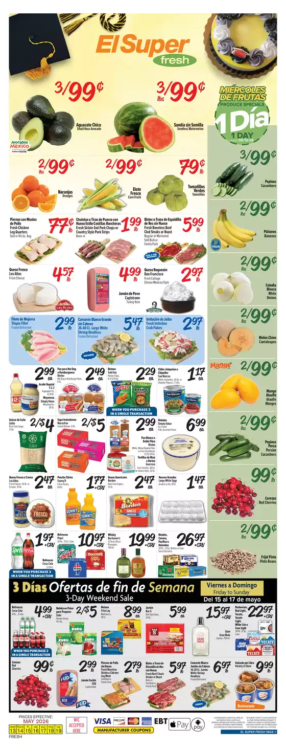 El Super catalogue | Current bargains and offers | 2026-05-13T00:00:00.000Z - 2026-05-19T00:00:00.000Z