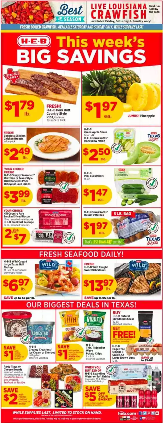 H-E-B catalogue | Weekly Ads H-E-B | 2026-05-13T00:00:00.000Z - 2026-05-19T00:00:00.000Z