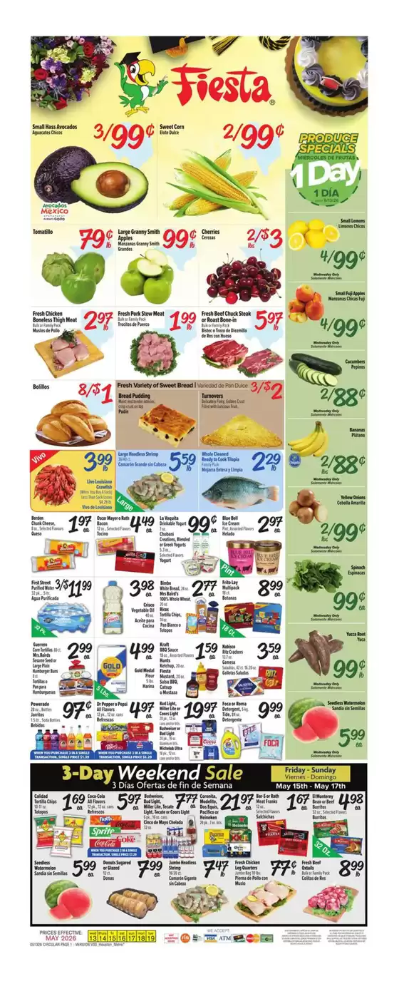 Fiesta Mart catalogue | Current special promotions | 2026-05-13T00:00:00.000Z - 2026-05-19T00:00:00.000Z