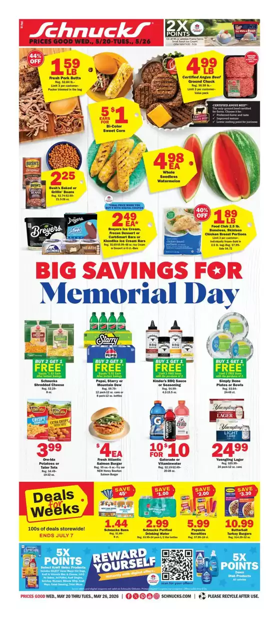 Schnucks catalogue | Exclusive deals and bargains | 2026-05-20T00:00:00.000Z - 2026-05-26T00:00:00.000Z