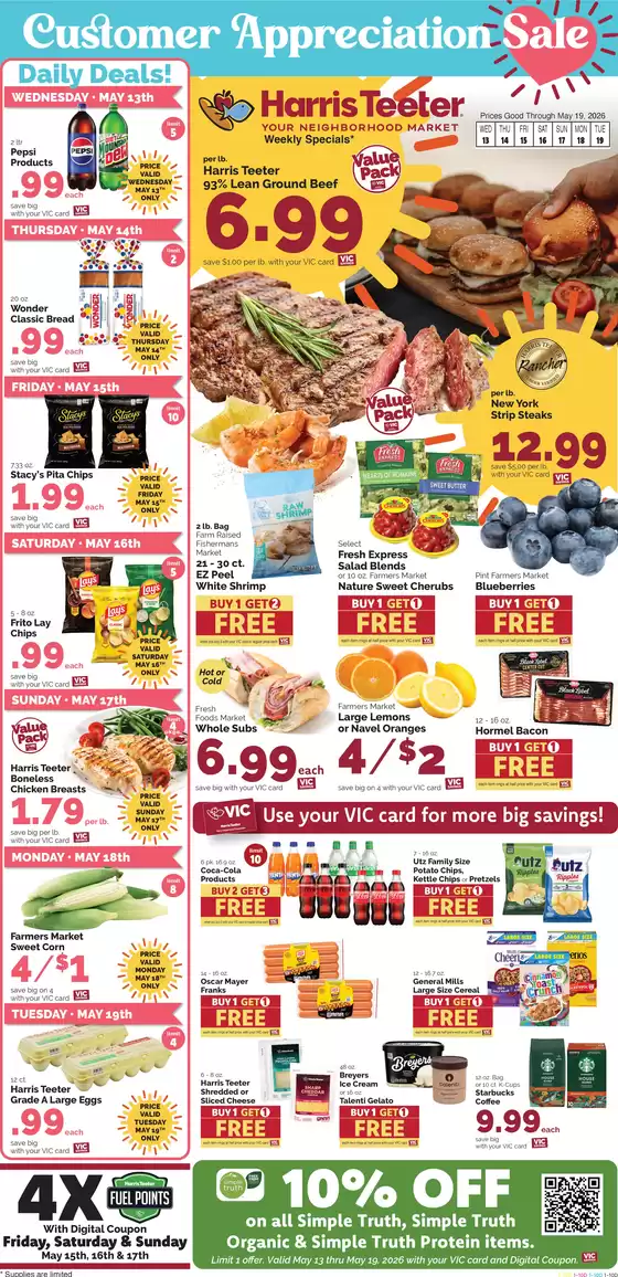 Harris Teeter catalogue | Attractive special offers for everyone | 2026-05-13T00:00:00.000Z - 2026-05-19T00:00:00.000Z