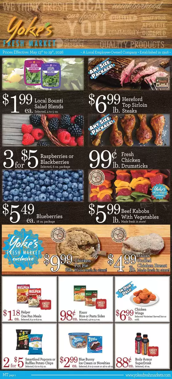 Yoke's Fresh Market  catalogue | New offers to discover | 2026-05-13T00:00:00.000Z - 2026-05-19T00:00:00.000Z