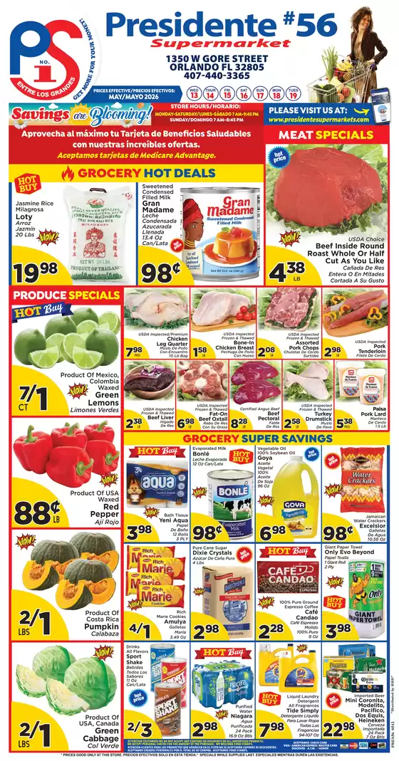 Presidente catalogue | Current special promotions | 2026-05-01T00:00:00.000Z - 2026-05-31T00:00:00.000Z