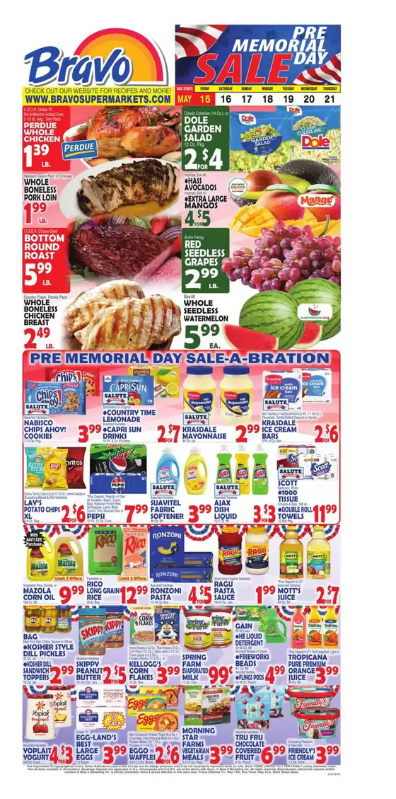 Bravo Supermarkets catalogue in New York | Top deals and discounts | 2026-05-15T00:00:00.000Z - 2026-05-21T00:00:00.000Z