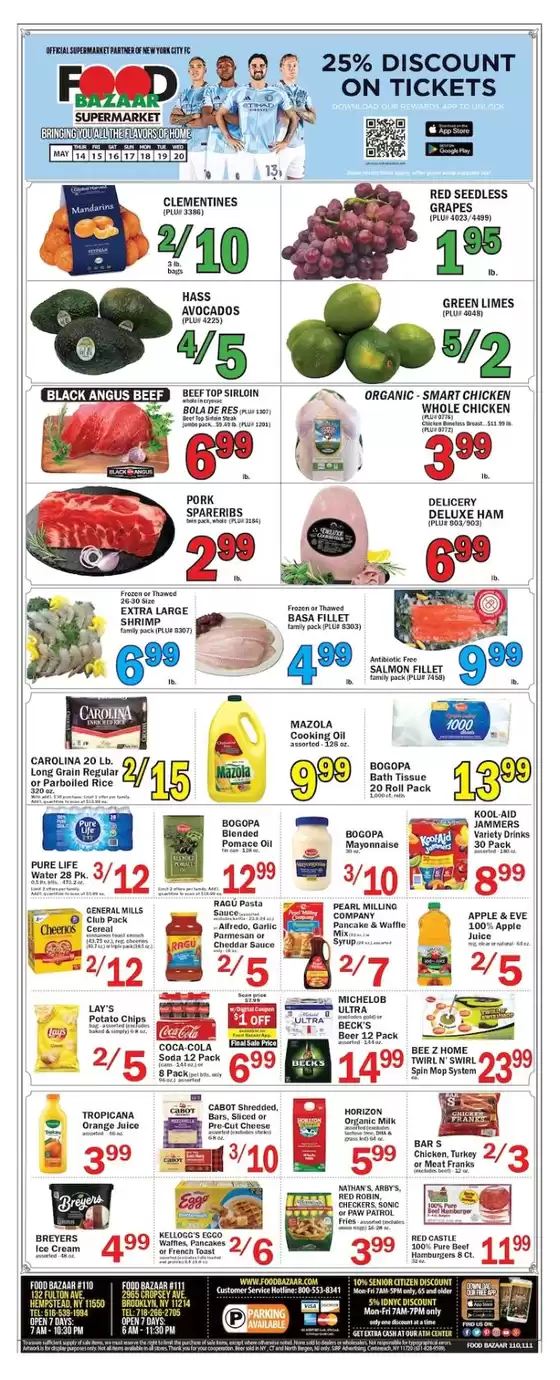 Food Bazaar catalogue in New York | Current special promotions | 2026-05-14T00:00:00.000Z - 2026-05-20T00:00:00.000Z
