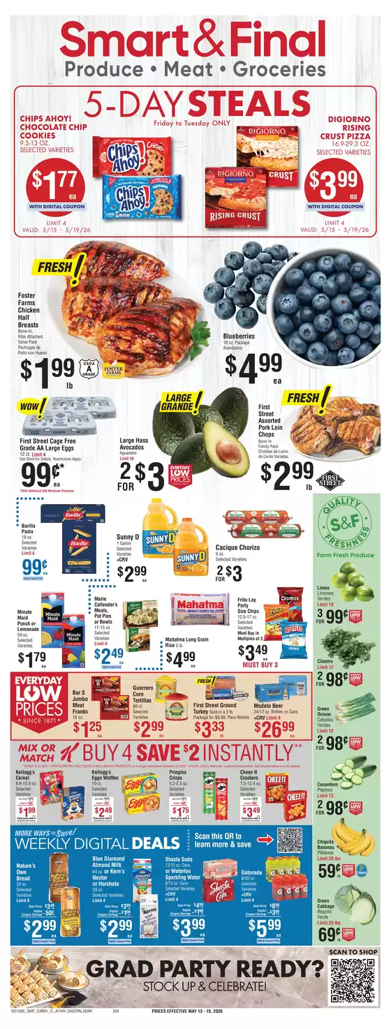Smart & Final catalogue | Top offers for smart savers | 2026-05-15T00:00:00.000Z - 2026-05-19T00:00:00.000Z