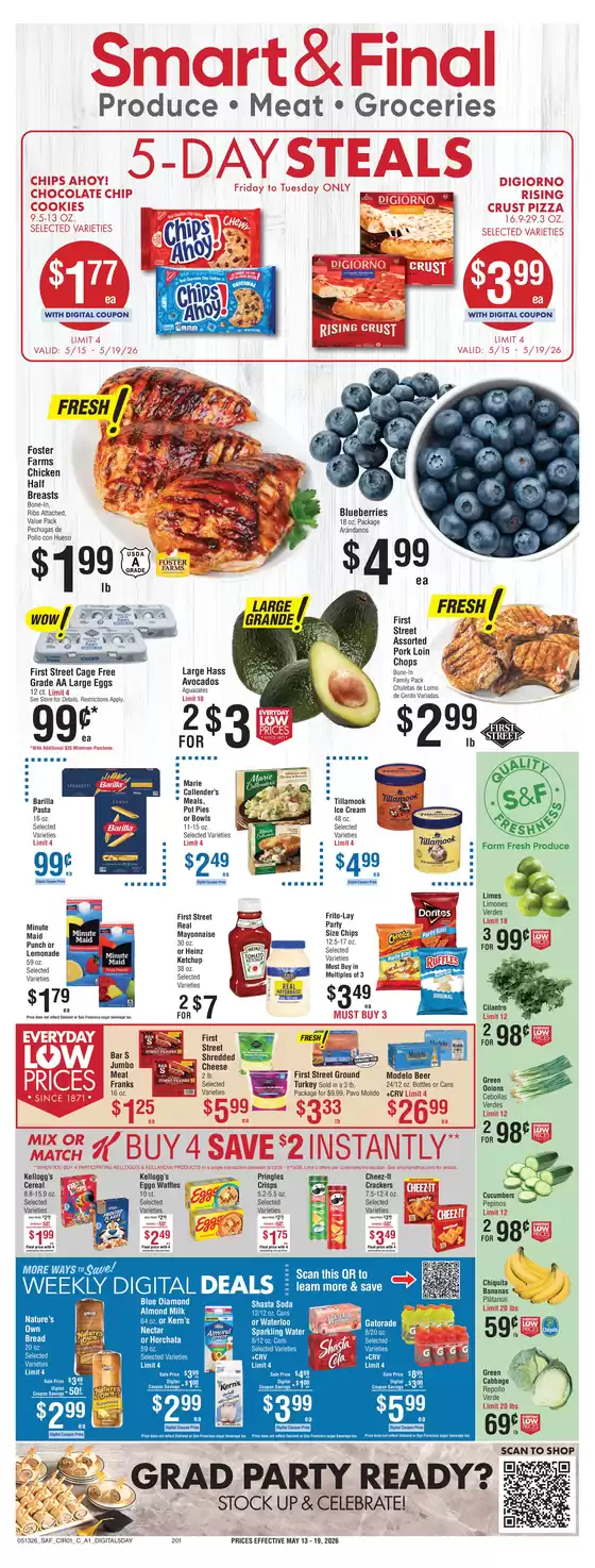 Smart & Final catalogue in Berkeley CA | Weekly Ad Savings (05/13/2026 - 05/19/2026) | 2026-05-15T00:00:00.000Z - 2026-05-19T00:00:00.000Z