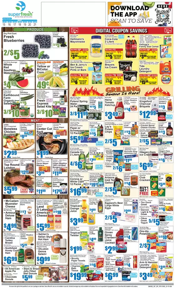 Super Fresh catalogue | Super Fresh weekly ad | 2026-05-15T00:00:00.000Z - 2026-05-21T00:00:00.000Z