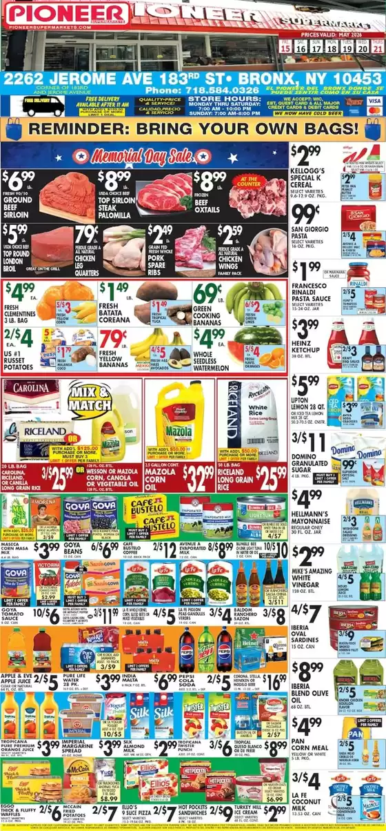 Pioneer Supermarkets catalogue | Discover attractive offers | 2026-05-15T00:00:00.000Z - 2026-05-21T00:00:00.000Z