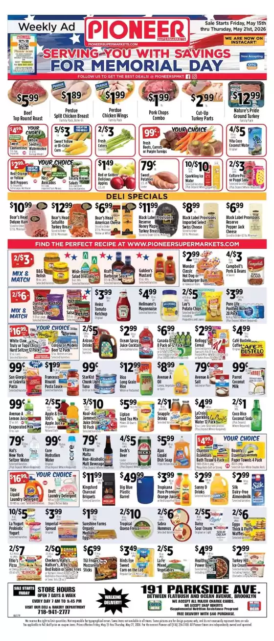 Pioneer Supermarkets catalogue | Special offers for you | 2026-05-15T00:00:00.000Z - 2026-05-21T00:00:00.000Z