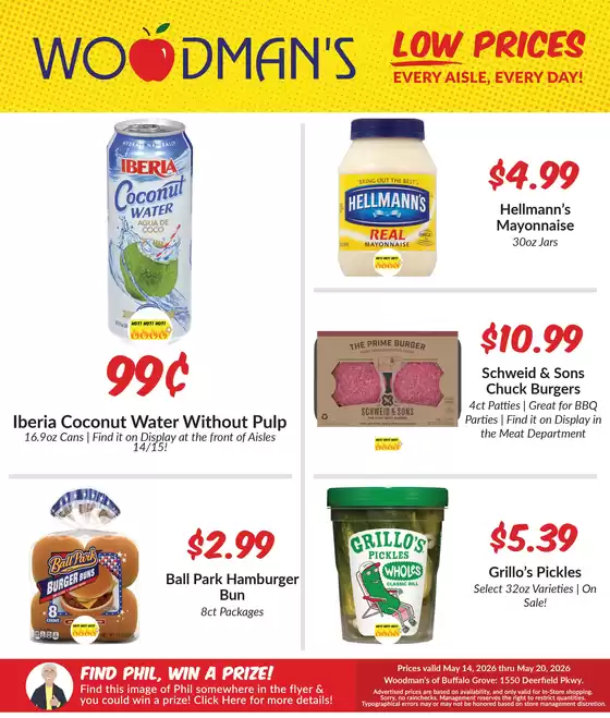 Woodman's catalogue | Great offer for all customers | 2026-05-14T00:00:00.000Z - 2026-05-20T00:00:00.000Z