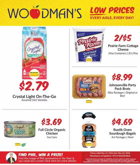 Woodman's catalogue | Top deals and discounts | 2026-05-14T00:00:00.000Z - 2026-05-20T00:00:00.000Z