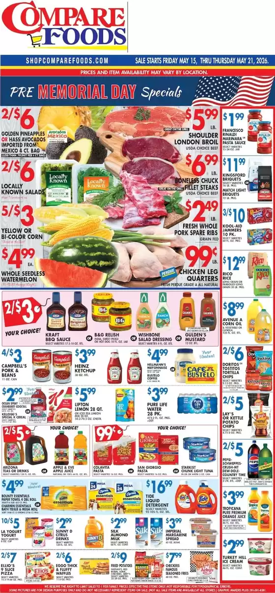 Compare Foods catalogue | Compare Foods weekly ad | 2026-05-15T00:00:00.000Z - 2026-05-21T00:00:00.000Z