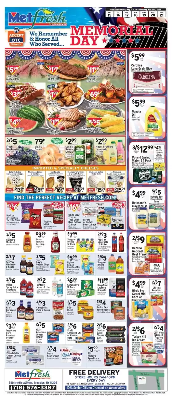 Met Foodmarkets catalogue | Attractive special offers for everyone | 2026-05-15T00:00:00.000Z - 2026-05-21T00:00:00.000Z