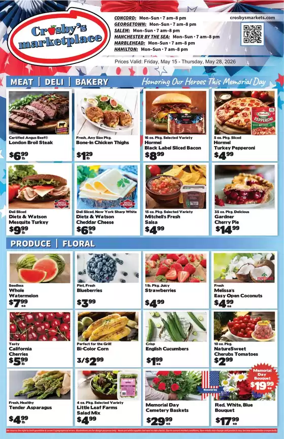Crosby's Marketplace  catalogue | Catalog Crosby's Marketplace | 2026-05-15T00:00:00.000Z - 2026-05-28T00:00:00.000Z