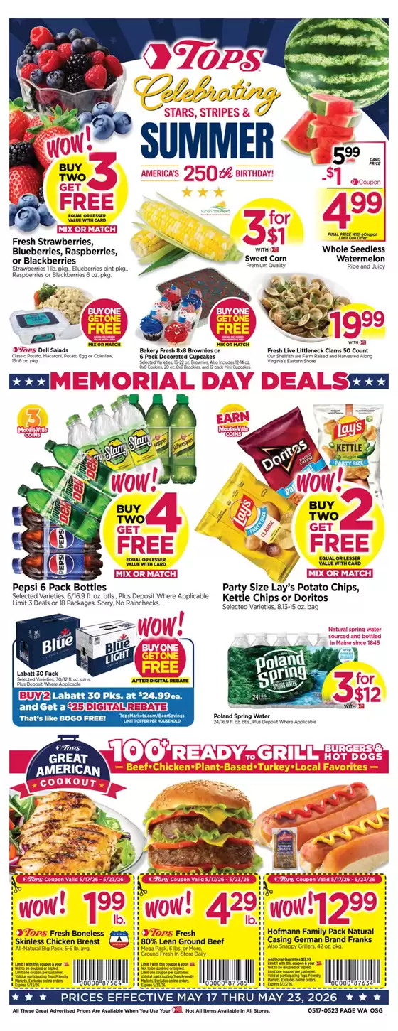 Tops catalogue | Tops weekly ad | 2026-05-17T00:00:00.000Z - 2026-05-23T00:00:00.000Z