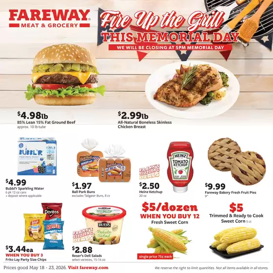 Fareway catalogue | Top deals for all customers | 2026-05-18T00:00:00.000Z - 2026-05-23T00:00:00.000Z