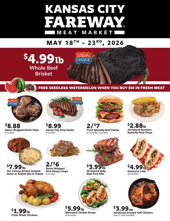 Fareway catalogue in Independence MO | Discounts and promotions | 2026-05-18T00:00:00.000Z - 2026-05-23T00:00:00.000Z