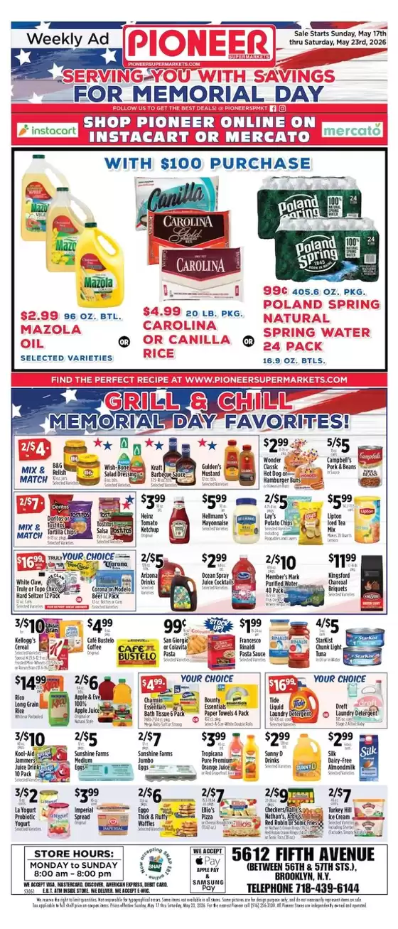 Pioneer Supermarkets catalogue | Our best bargains | 2026-05-17T00:00:00.000Z - 2026-05-23T00:00:00.000Z