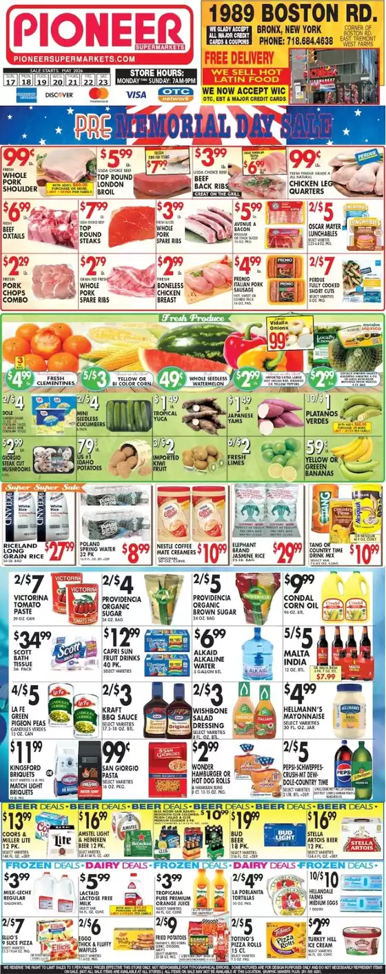 Pioneer Supermarkets catalogue | Exclusive deals and bargains | 2026-05-17T00:00:00.000Z - 2026-05-23T00:00:00.000Z