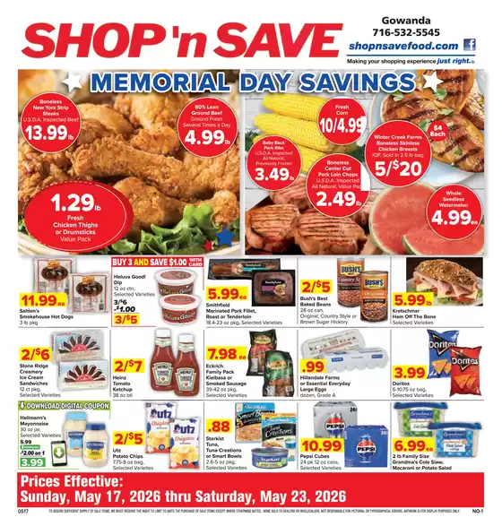 Shop 'n Save catalogue | Great offer for bargain hunters | 2026-05-17T00:00:00.000Z - 2026-05-23T00:00:00.000Z