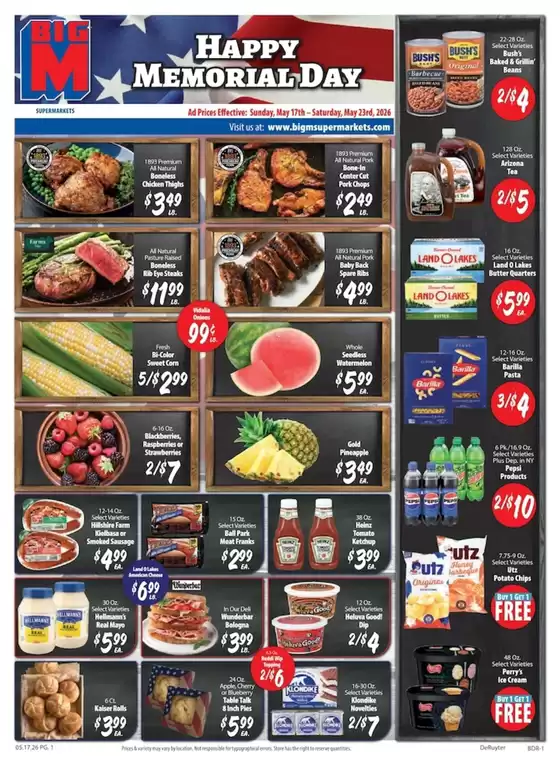 BigM Supermarkets catalogue | Great discounts on selected products | 2026-05-17T00:00:00.000Z - 2026-05-23T00:00:00.000Z