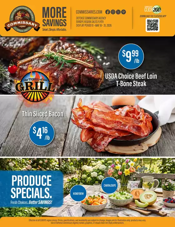 Commissary catalogue | Offers for bargain hunters | 2026-05-18T00:00:00.000Z - 2026-05-31T00:00:00.000Z