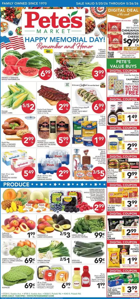Pete's Fresh Market catalogue | Our best deals for you | 2026-05-20T00:00:00.000Z - 2026-05-26T00:00:00.000Z