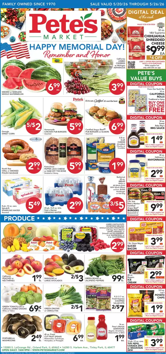 Pete's Fresh Market catalogue | Great offer for all customers | 2026-05-20T00:00:00.000Z - 2026-05-26T00:00:00.000Z