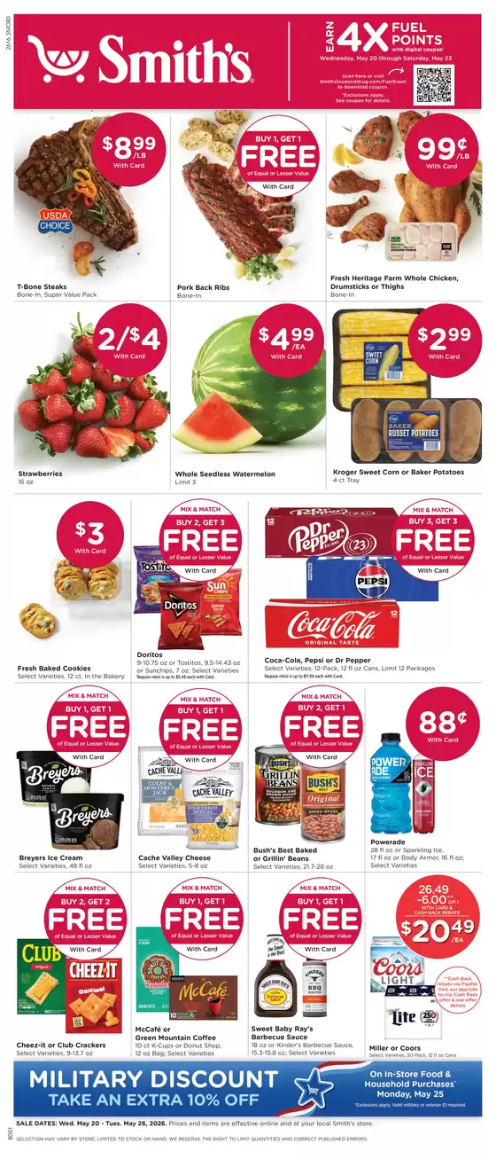 Smith's catalogue | Great offer for all customers | 2026-05-20T00:00:00.000Z - 2026-05-26T00:00:00.000Z