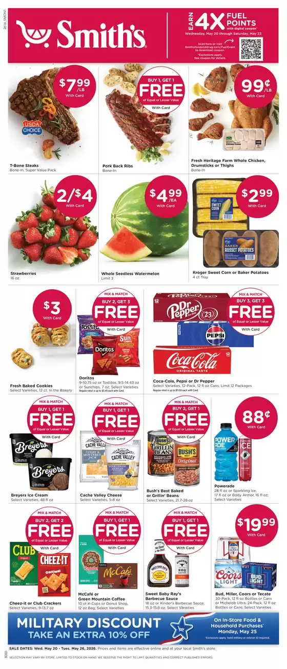 Smith's catalogue | Discounts and promotions | 2026-05-20T00:00:00.000Z - 2026-05-26T00:00:00.000Z