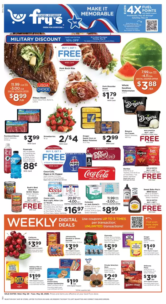 Fry's catalogue | Weekly Ad | 2026-05-20T00:00:00.000Z - 2026-05-26T00:00:00.000Z