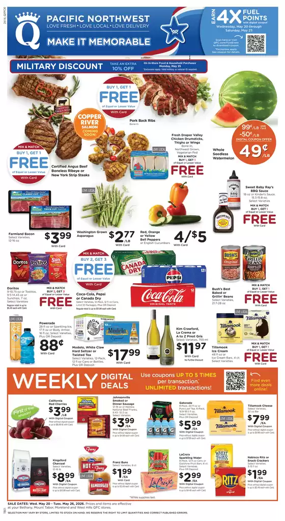 QFC catalogue | Great discounts on selected products | 2026-05-20T00:00:00.000Z - 2026-05-26T00:00:00.000Z