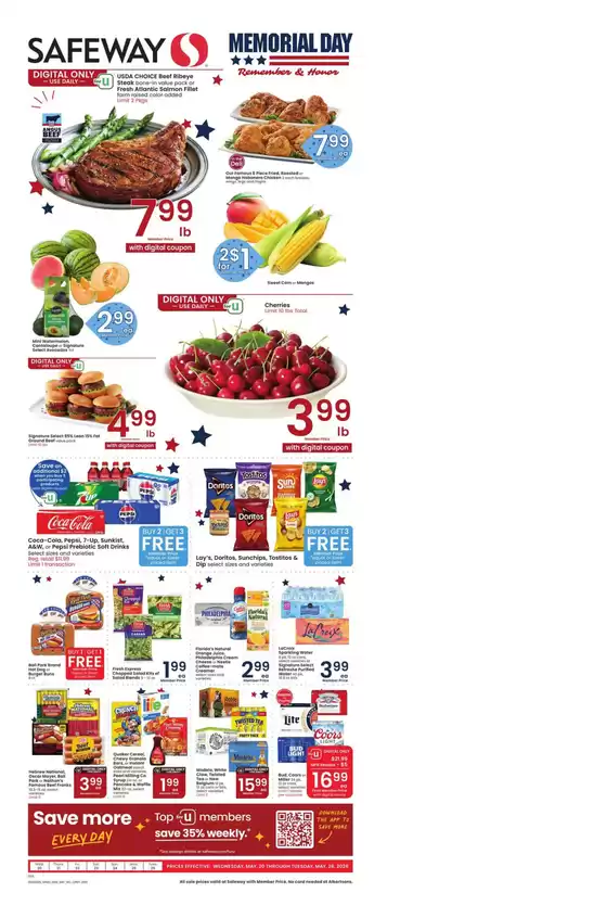 Safeway catalogue | Discounts and promotions | 2026-05-20T00:00:00.000Z - 2026-05-26T00:00:00.000Z