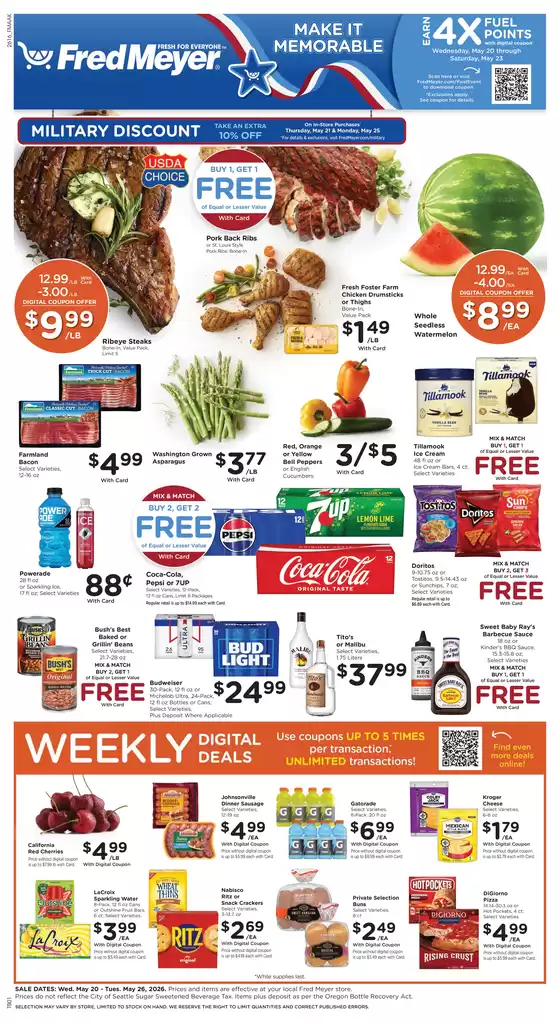 Fred Meyer catalogue in Salem OR | Exclusive deals and bargains | 2026-05-20T00:00:00.000Z - 2026-05-26T00:00:00.000Z