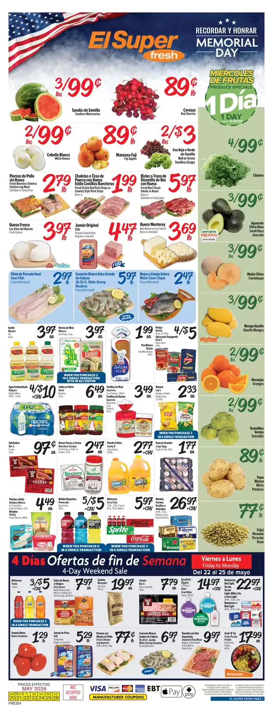El Super catalogue | Top deals and discounts | 2026-05-20T00:00:00.000Z - 2026-05-26T00:00:00.000Z